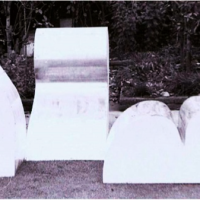 My Family - Sculpture created 1967-68 whilst at Hornsey Fine Art dept. Resumé of constructivist artist Terry W Scales