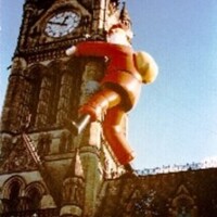 TTPA touring theatre company and Father Christmas Manchester