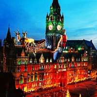 TTPA touring theatre company and Father Christmas Manchester